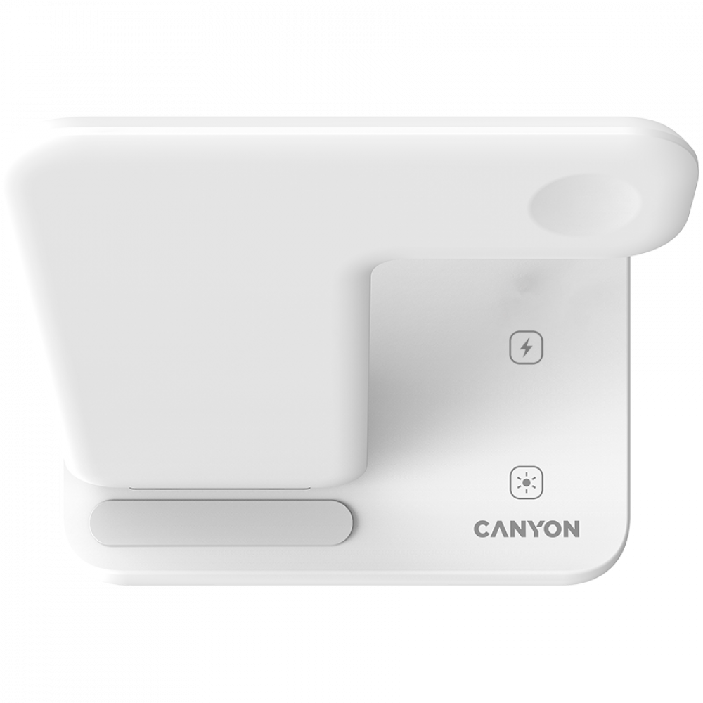 Canyon WS-303 15W 3-in-1 Wireless Charger, white
