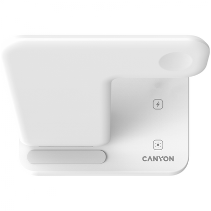 Canyon WS-303 15W 3-in-1 Wireless Charger, white