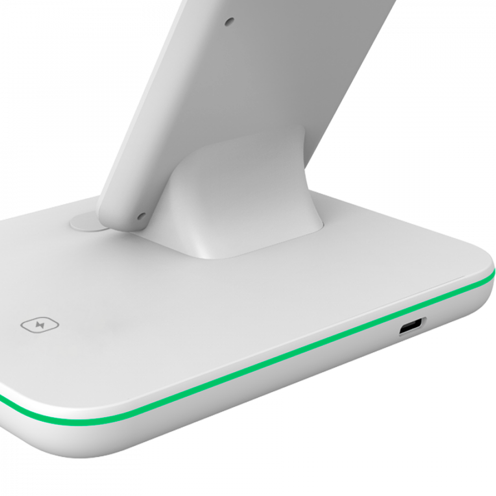 Canyon WS-303 15W 3-in-1 Wireless Charger, white