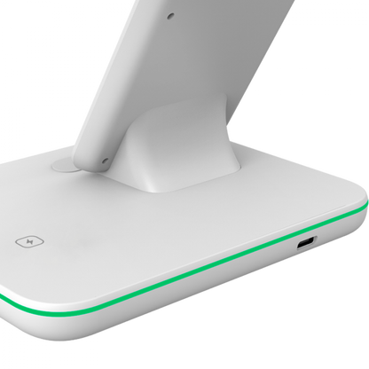 Canyon WS-303 15W 3-in-1 Wireless Charger, white
