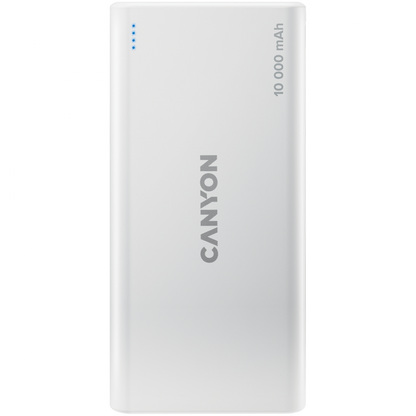 Powerbank 10000 mAh tragbar Canyon PB-108 weiß