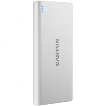 Powerbank 10000 mAh tragbar Canyon PB-108 weiß