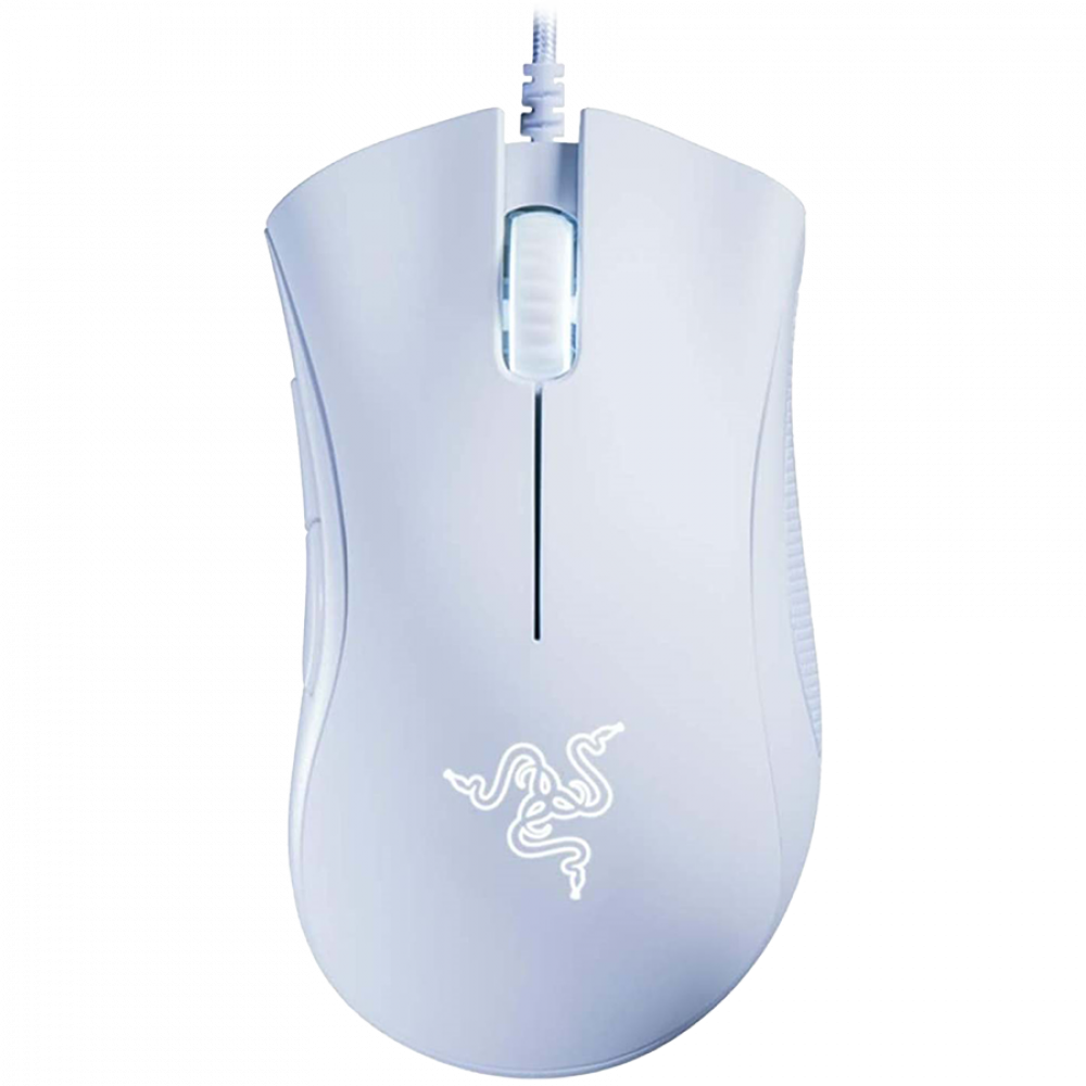 Razer DeathAdder Essential White, Gaming-Maus, 6400 DPI, ergonomisch