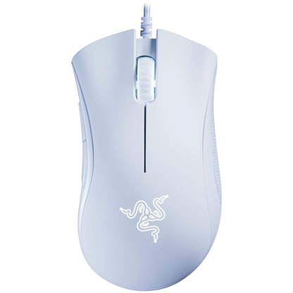 Razer DeathAdder Essential White, Gaming-Maus, 6400 DPI, ergonomisch