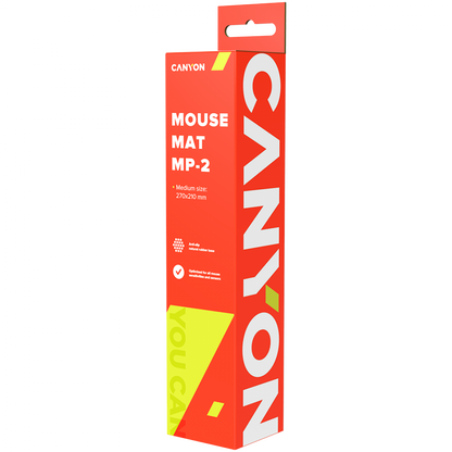 Mauspad 270x210 mm schwarz Canyon MP 2