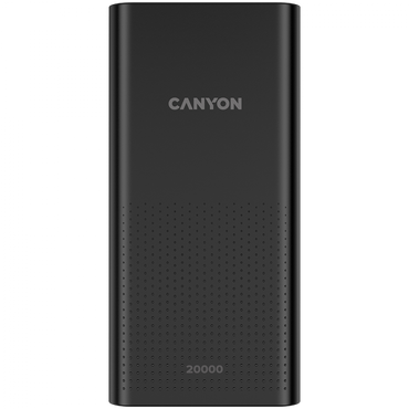 Powerbank 20000 mAh Canyon PB 2001 tragbar schwarz