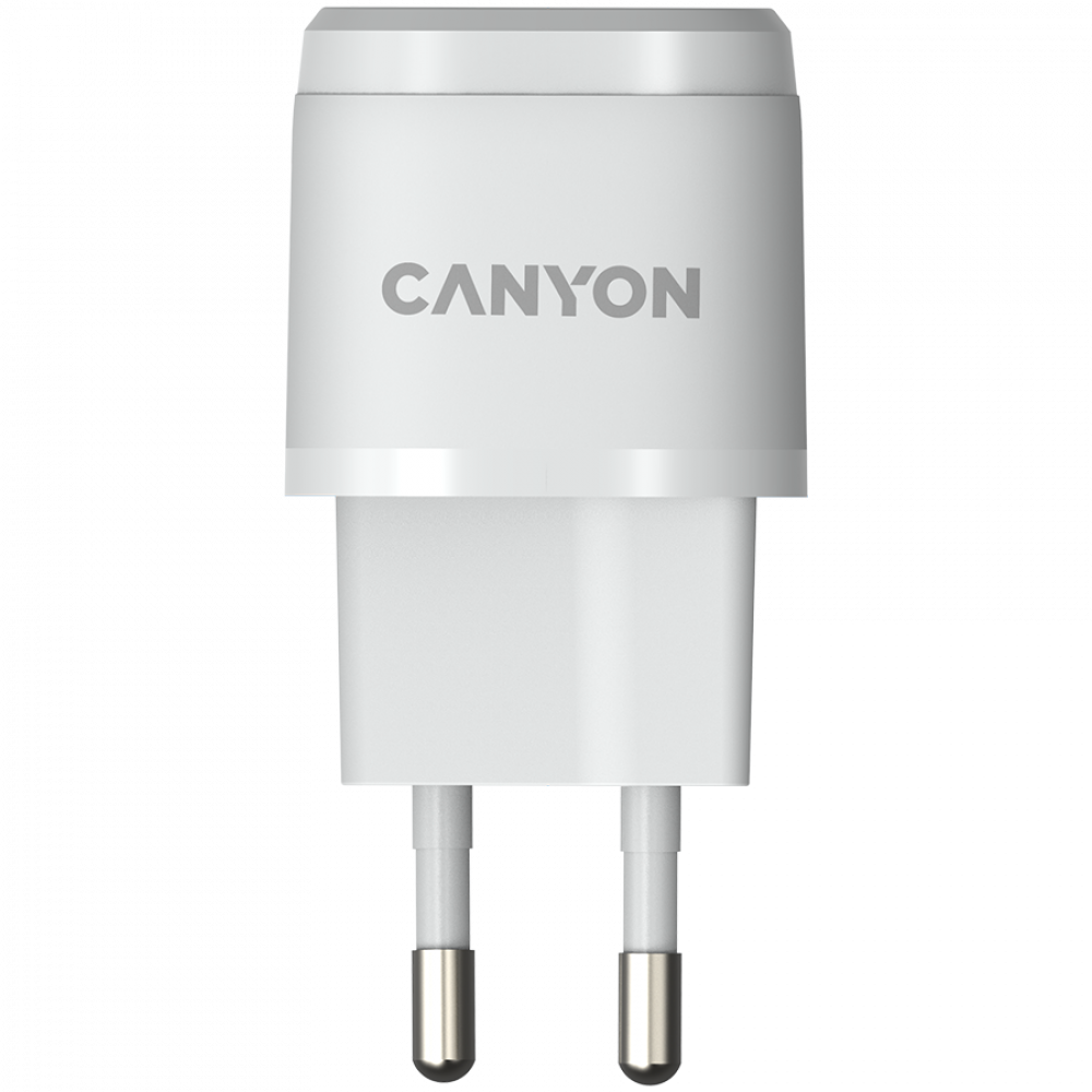 Ładowarka sieciowa 20W PD USB-C do telefonu Canyon H-20-05 biała