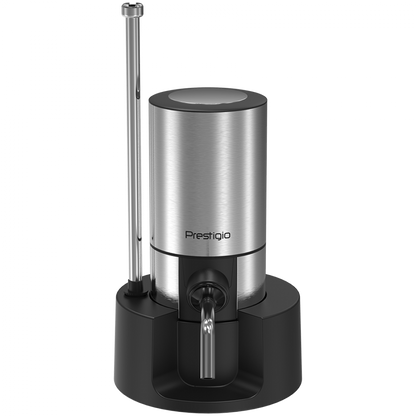 PRESTIGIO wine aerator, set, silver