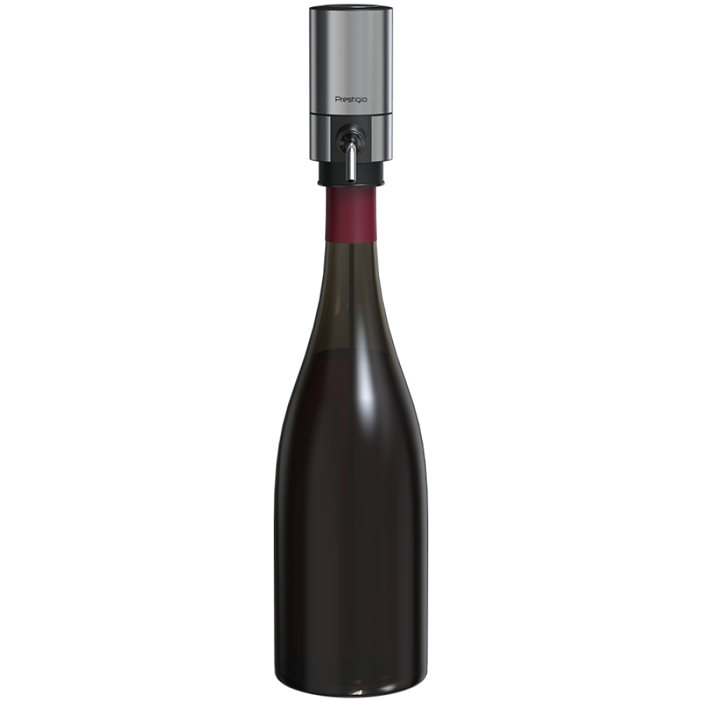 PRESTIGIO wine aerator, set, silver