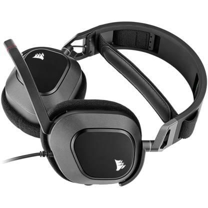 CORSAIR HS80 RGB USB Over-Ear-Headset mit Mikrofon, Carbon