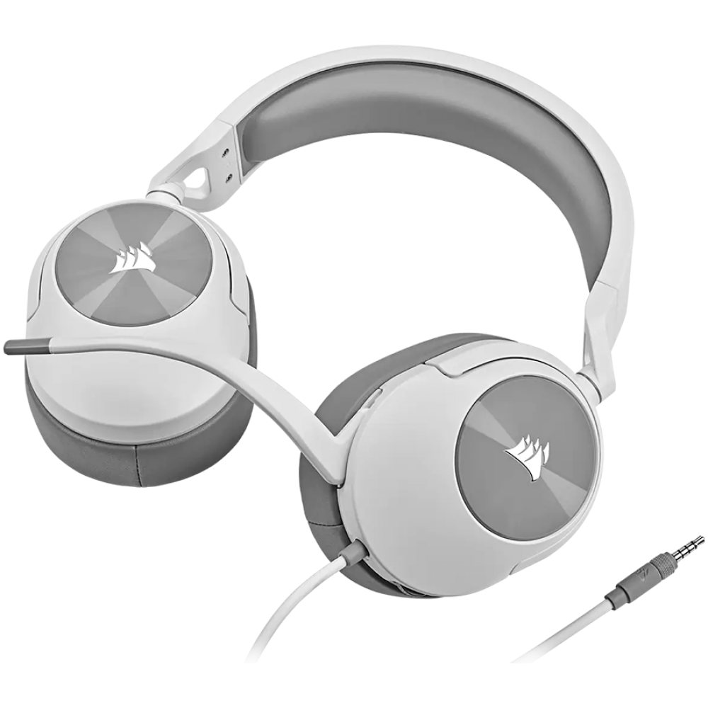 CORSAIR HS55 Over-Ear-Kopfhörer mit Mikrofon weiß