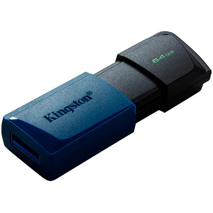Kingston USB 3.2 64 GB black-blue flash drive