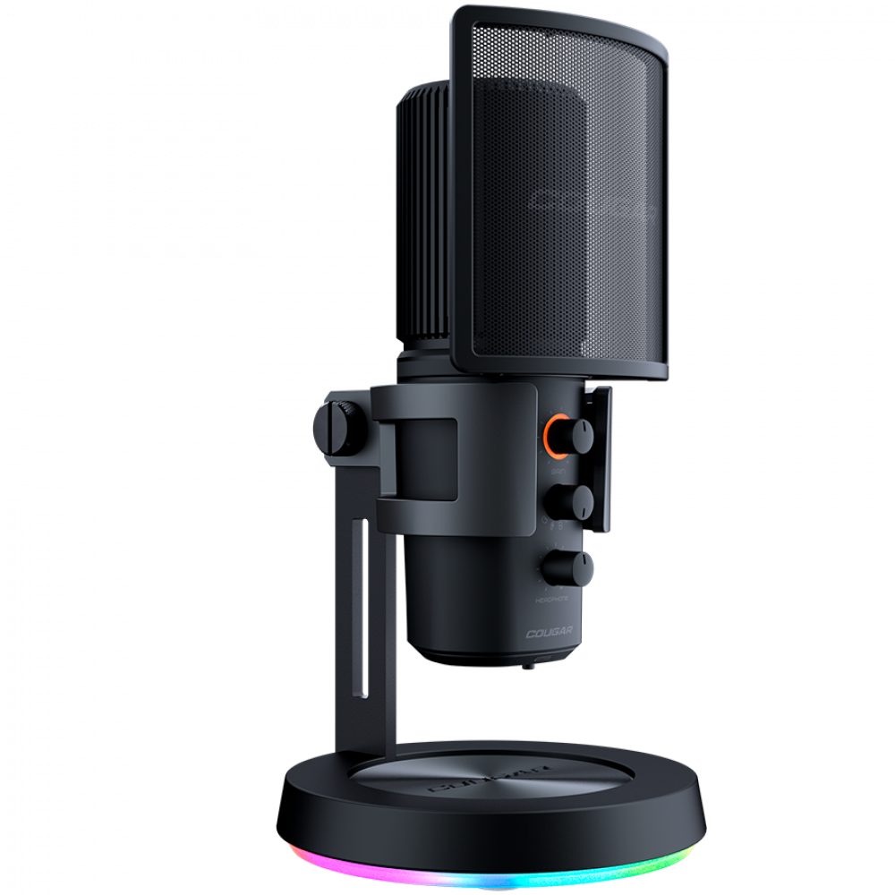 COUGAR Screamer X RGB USB Gaming Microphone, black