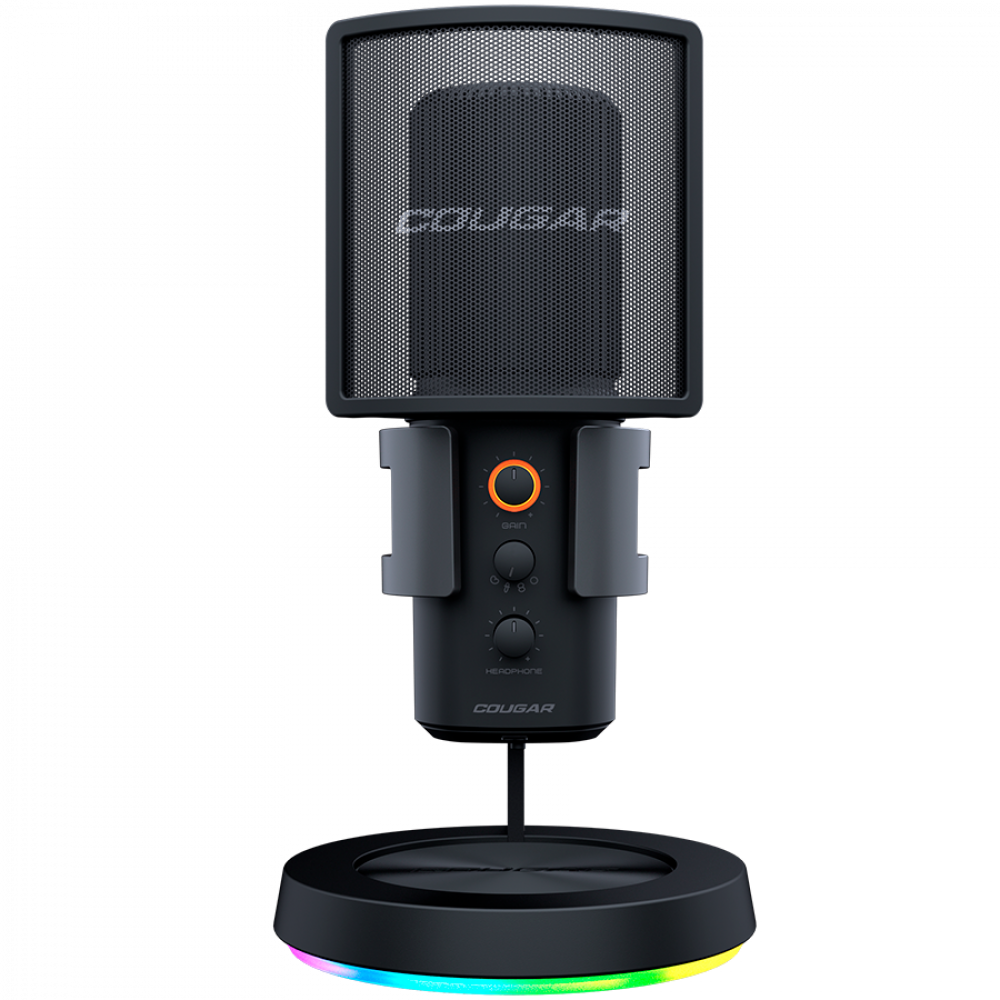 COUGAR Screamer X RGB USB Gaming Microphone, black