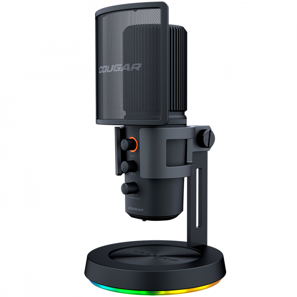 COUGAR Screamer X RGB USB Gaming Microphone, black