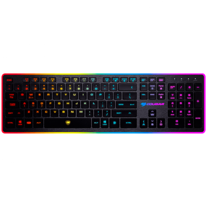 Gaming-Tastatur COUGAR Vantar, kabelgebunden, RGB-Hintergrundbeleuchtung, schwarz
