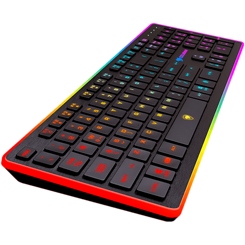 Gaming-Tastatur COUGAR Vantar, kabelgebunden, RGB-Hintergrundbeleuchtung, schwarz