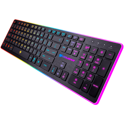 Gaming-Tastatur COUGAR Vantar, kabelgebunden, RGB-Hintergrundbeleuchtung, schwarz