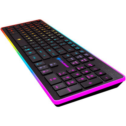 Gaming-Tastatur COUGAR Vantar, kabelgebunden, RGB-Hintergrundbeleuchtung, schwarz