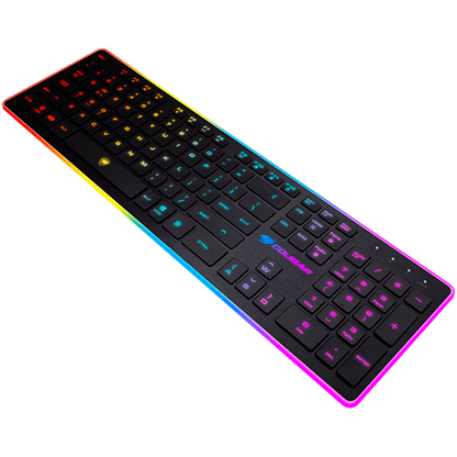Gaming-Tastatur COUGAR Vantar, kabelgebunden, RGB-Hintergrundbeleuchtung, schwarz