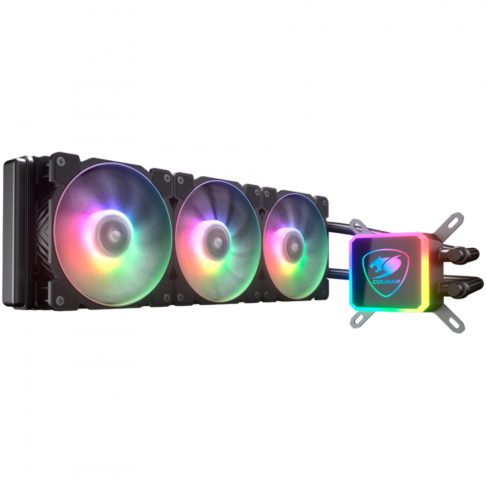 COUGAR Wasserkühlung RGB 3 Lüfter schwarz