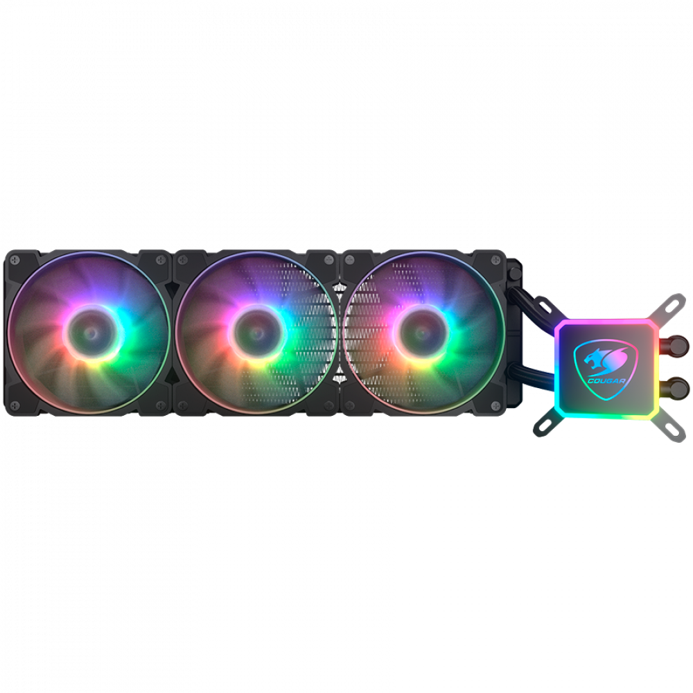 COUGAR Wasserkühlung RGB 3 Lüfter schwarz
