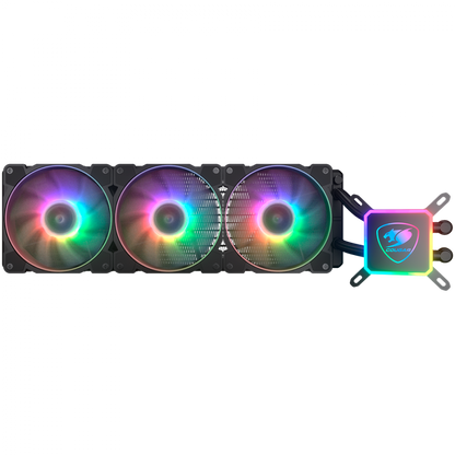 COUGAR Wasserkühlung RGB 3 Lüfter schwarz