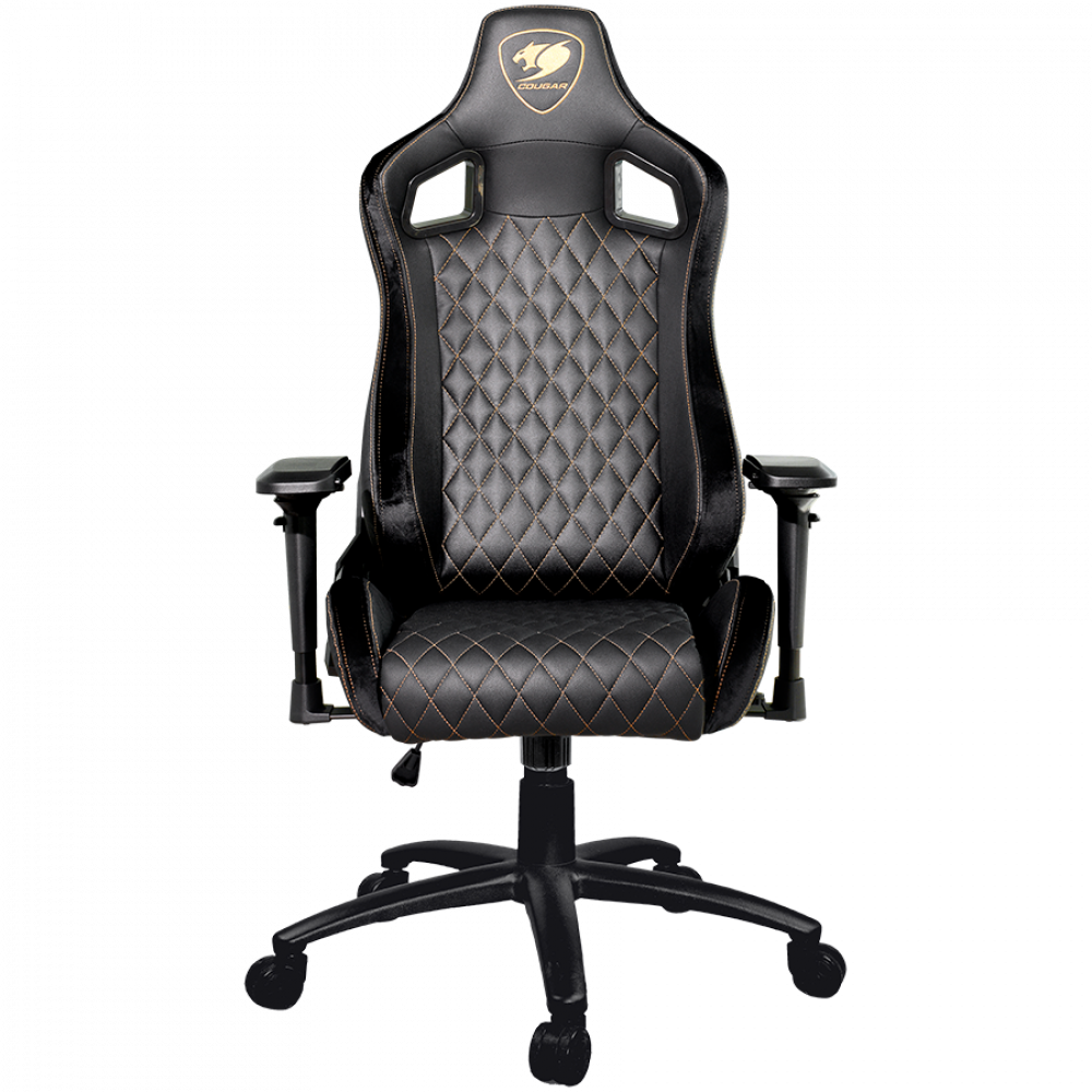 Fotel gamingowy COUGAR Armor S Royal czarny/złoty