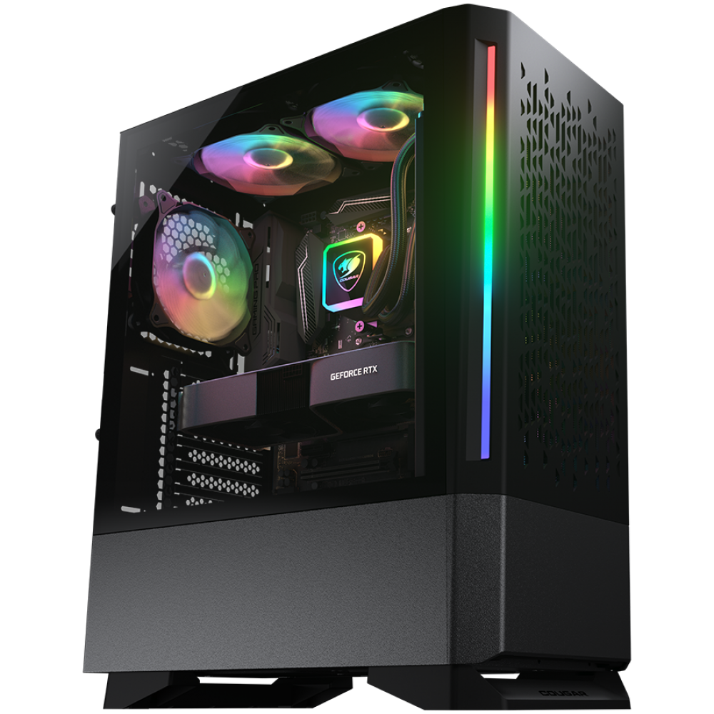 COUGAR MX430 Air RGB Midi Tower Gehäuse schwarz