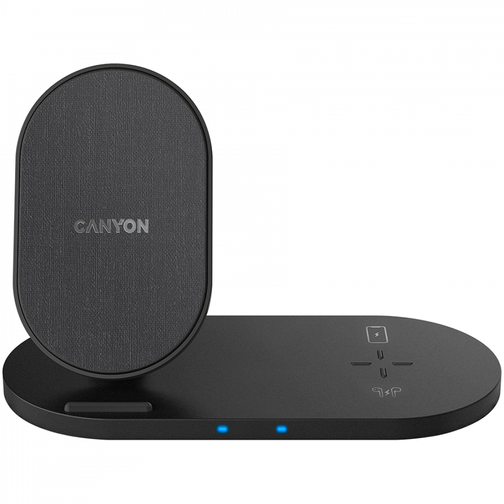 Kabelloses Ladegerät 10W 2in1 Canyon WS 202 schwarz