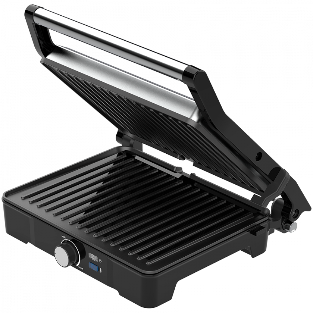 Elektrogrill 2000W mit Temperaturregelung Aeno EG2 schwarz