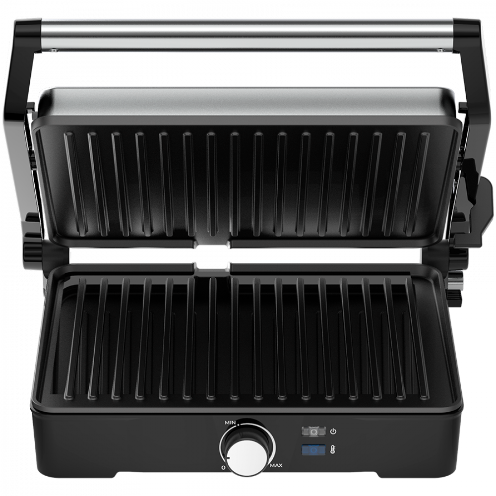 Elektrogrill 2000W mit Temperaturregelung Aeno EG2 schwarz