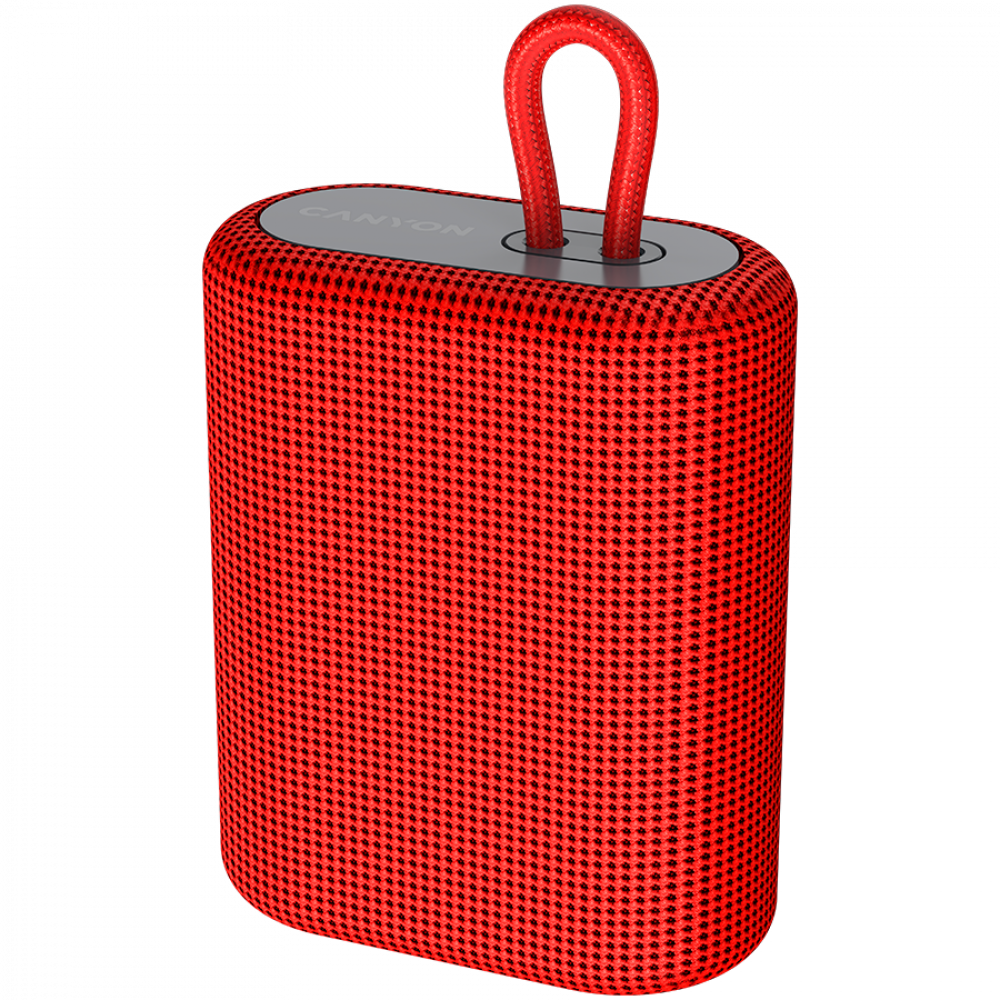 Bluetooth portable speaker 5W FM radio Canyon BSP-4 red