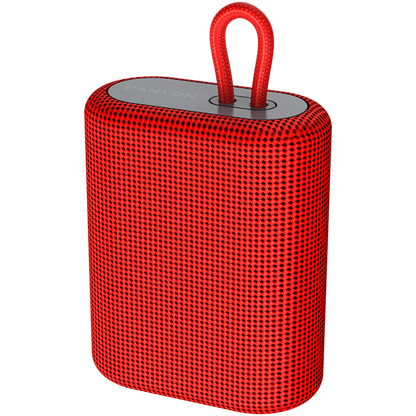 Bluetooth portable speaker 5W FM radio Canyon BSP-4 red