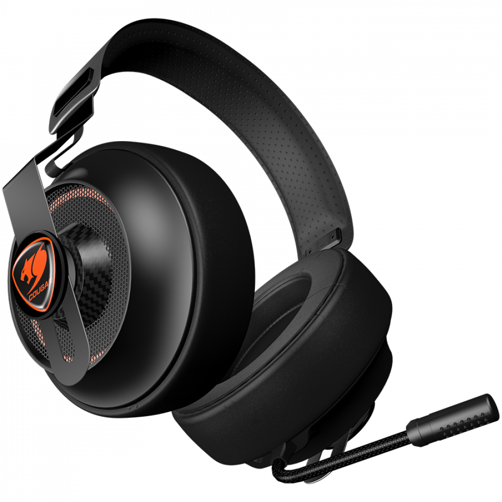 COUGAR Gaming-Kopfhörer, Full-Range, mit Mikrofon, schwarz