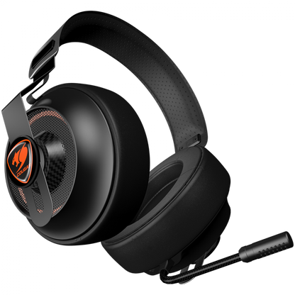 COUGAR Gaming-Kopfhörer, Full-Range, mit Mikrofon, schwarz