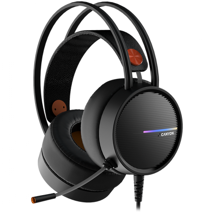 Headphones with microphone Canyon GH 8A black