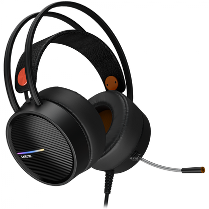 Headphones with microphone Canyon GH 8A black