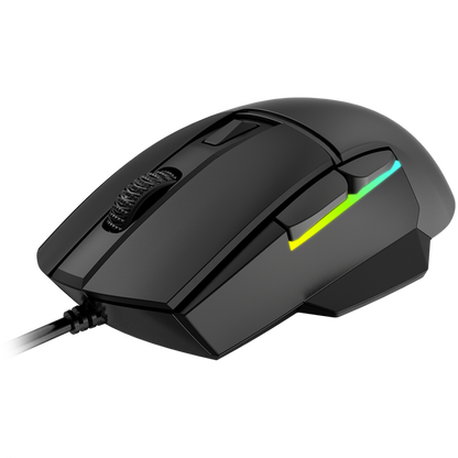 Gaming Mouse USB LED RGB Lorgar Jetter 357 Black
