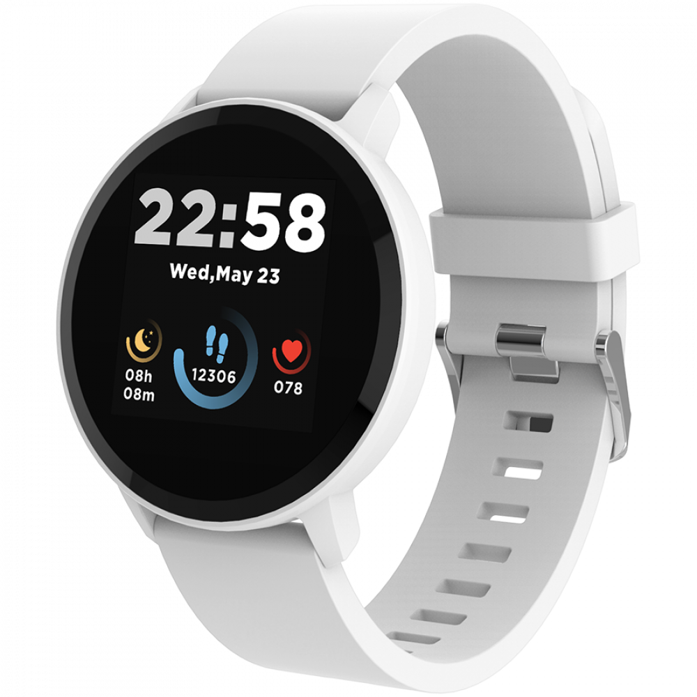Canyon SW 63 Lollypop Silver Smartwatch with Sports Functions