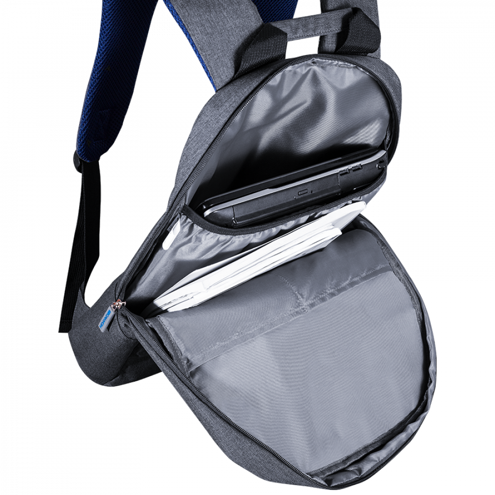 Canyon BP-4 15.6'' Laptop Backpack with Pocket, Grey