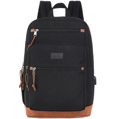 Canyon BPS-5 22L USB Portable Black Laptop Backpack