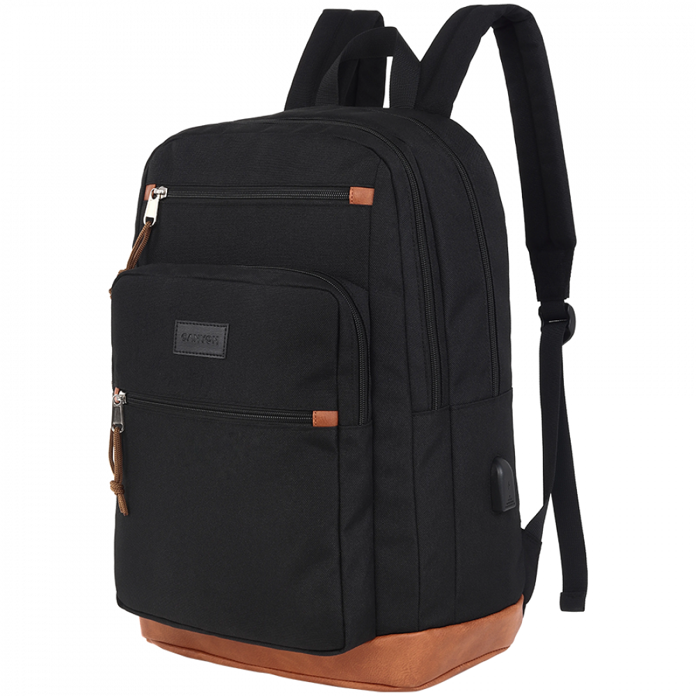 Canyon BPS-5 22L USB Portable Black Laptop Backpack
