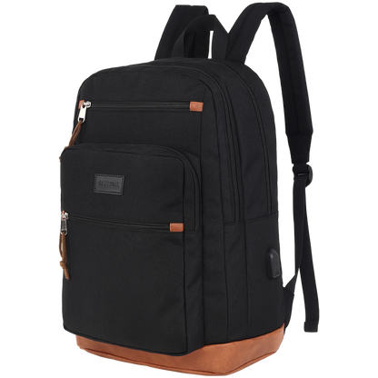 Canyon BPS-5 22L USB Portable Black Laptop Backpack