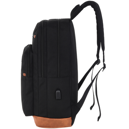 Canyon BPS-5 22L USB Portable Black Laptop Backpack