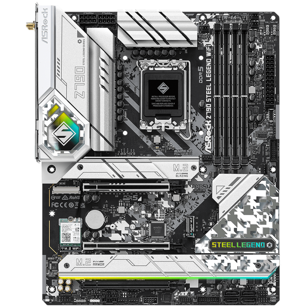 Płyta główna ATX ASROCK Z790 Steel Legend WiFi 128 GB DDR5 4800 MHz
