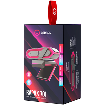 2K Lorgar Rapax 701 pinke Webkamera für Streaming