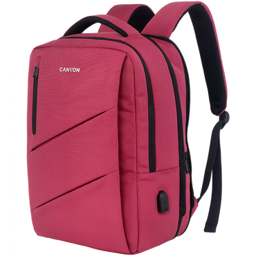 Canyon BPE-5 Laptoprucksack 15.6'' mit USB, urban, rosa