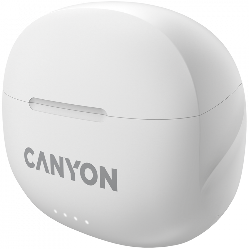 Słuchawki dokanałowe TWS z ENC bezprzewodowe Canyon TWS-8 białe