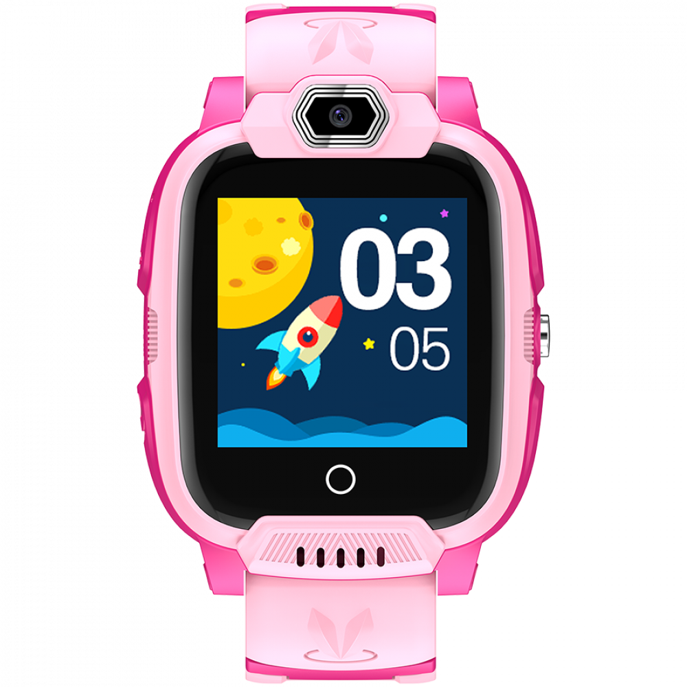 Smartwatch für Kinder 4G GPS Kamera SOS Canyon Jondy KW-44 Rosa